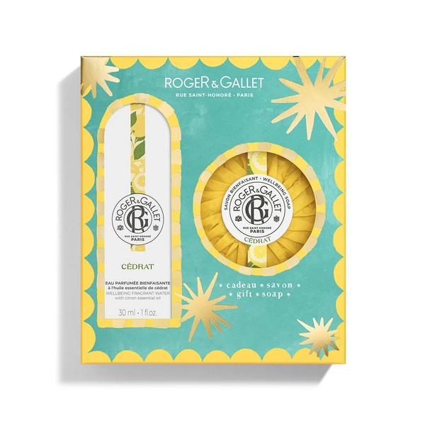 Cofre de Navidad Jabón + Agua Perfumada 30 ml Cédrat