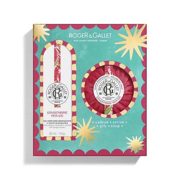 Cofre de Navidad Jabón + Agua Perfumada Gingembre Rouge 30 ml
